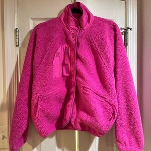 Free People Hit the Slopes Jacket in Living Magenta (color discontinued!)